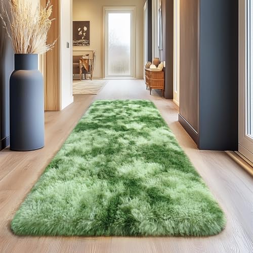 2x6Ft Fluffy Runner Rug Fluffy Rugs Indoor Non-Slip Carpet - Image 3