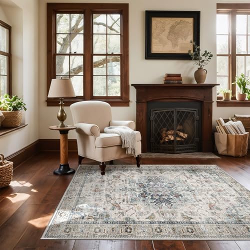 Machine Washable Throw Rugs for Entryway: Door Mat Indoor Entrance 3x5 Small - Image 5
