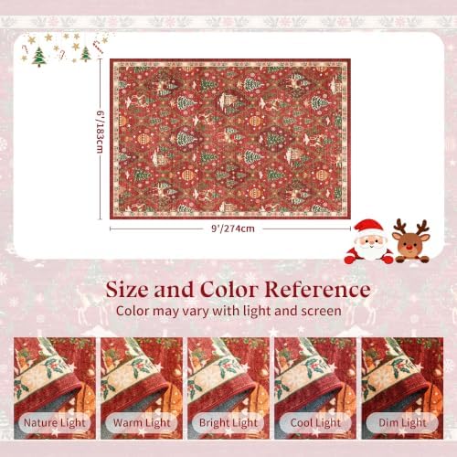 6x9 Non Slip Area Rugs for Living Room - Image 2