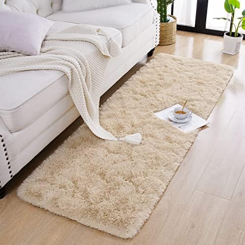 Chicrug Soft Runner Rugs for Bedroom Living Room Plush Fluffy Rug 2x7 - Image 2
