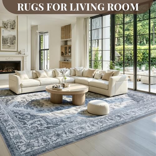 UKISS Washable Rugs 8'x10' Area Rugs - Image 4