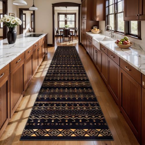 SERISSA 2x14 Washable Non-Slip Boho Runner Rug - Image 2