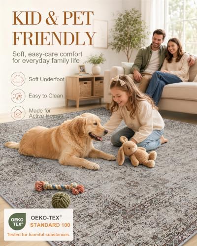 OLANLY 2x5 Washable Runner Rug, Soft Non Slip Carpet - Image 5
