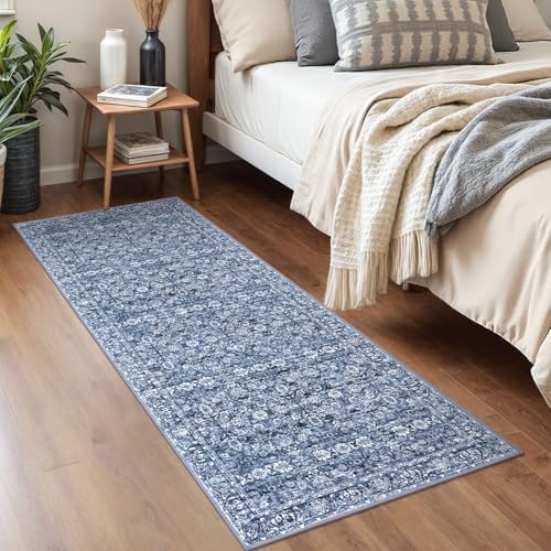 SIILOOM 2x5 Washable Runner Rug, Non Slip Soft Area Rug - Image 4
