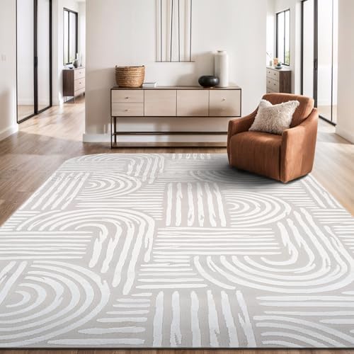 Living Room Area Rug 8x10 Modern Luxury Ultra Soft Vintage Indoor Area Rugs - Image 5