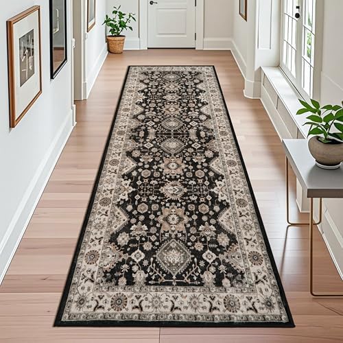 Washable Hallway Runner Rug 4x12: Non Slip Runner Rugs - Image 4