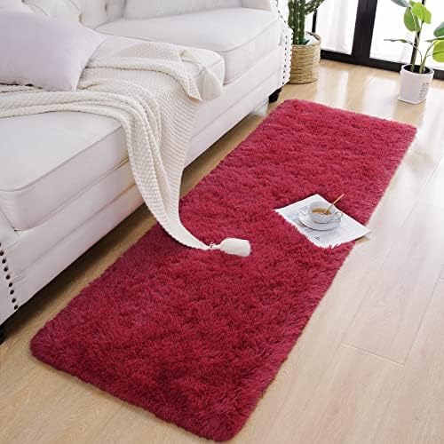 Chicrug Soft Runner Rug for Bedroom Living Room Plush Fluffy Rugs 2x6 - Image 5
