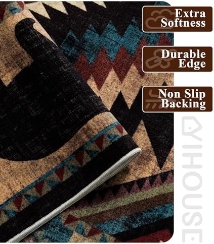 YIHOUSE 8x10 Western Cabin Area Rugs - Image 5