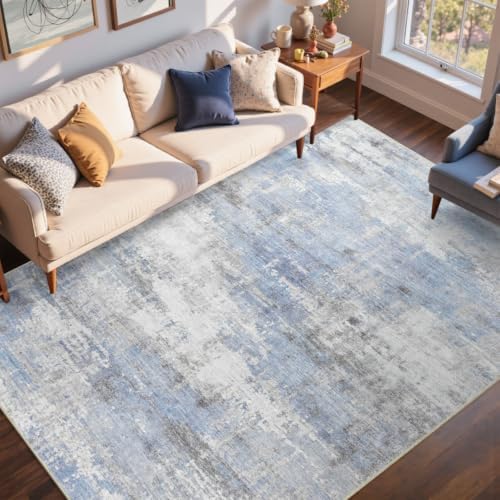 5x7 Ft Abstract Washable Area Rugs by Cuzwlovita