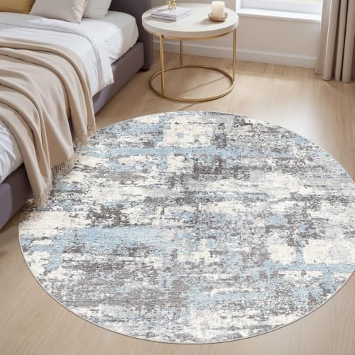 5ft Round Rug, Circle Area Rugs - Image 2