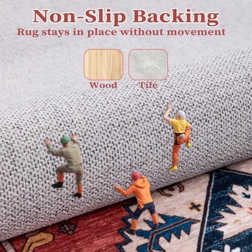 SERISSA 2x3 Washable Non Slip Boho Small Area Rug - Image 5