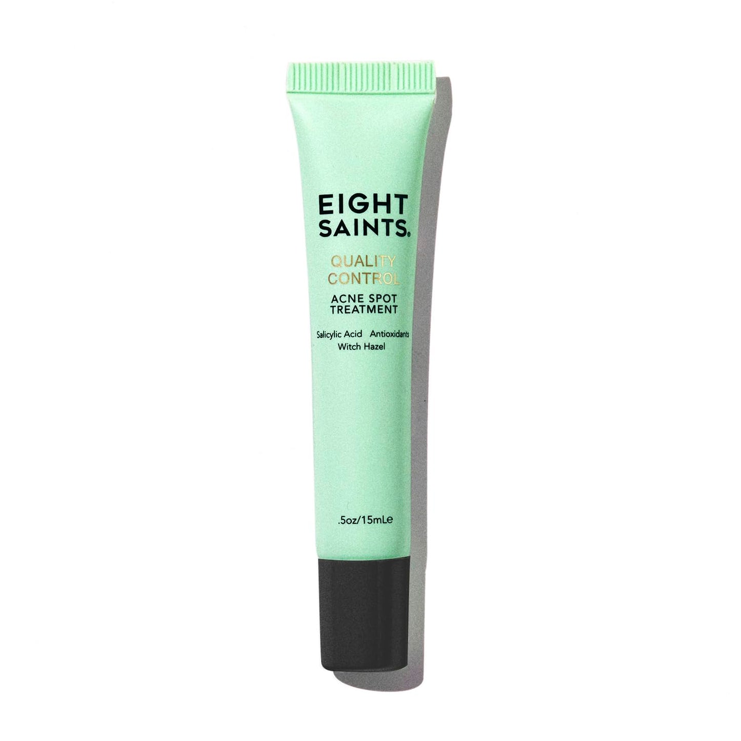 Eight Saints Quality Control Acne Treatment For Face Pimples and Zits with 2% BHA Salicylic Acid, Natural and Organic Acne Spot Treatment, Fast Acne Relief, 0.5 oz