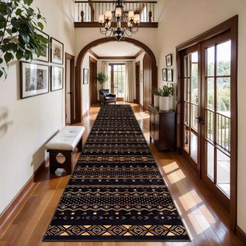 SERISSA 2x14 Washable Non-Slip Boho Runner Rug by SERISSAHomeDecorCollection