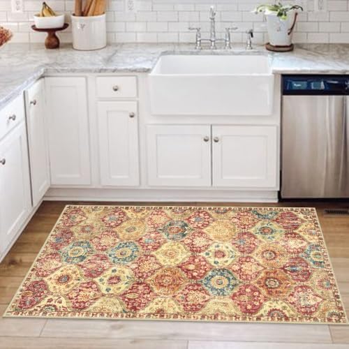 Lahome Kitchen Rugs Non Slip Washable Rugs - Image 5