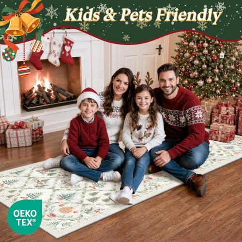 Christmas Runner Rug 2x8 for Hallway - Image 7
