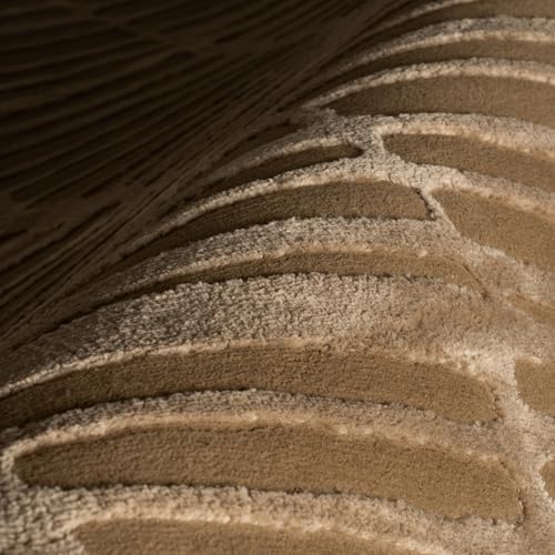 nuLOOM Kailani Sand Abstract Washable Area Rug - Image 7
