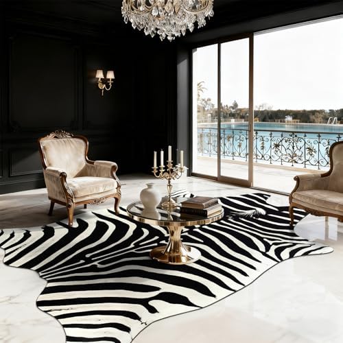 BENRON Zebra Rug, Animal Print Rug - Image 3