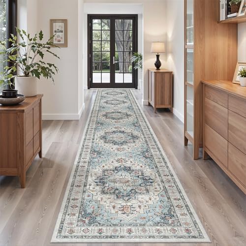 Madane Hallway Runner Rug 2'6''x16' Kitchen Runners Vintage - Image 2