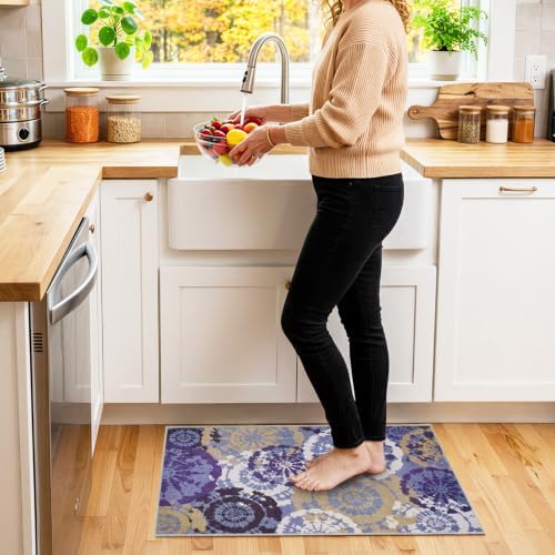 Washable 2x3 Entry Rug, Boho Modern Small Throw Rugs - Image 2