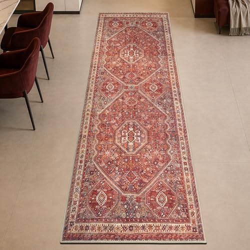 Keen Home Design Vintage Washable Runner Rug, Non-Slip Low Pile - Image 4