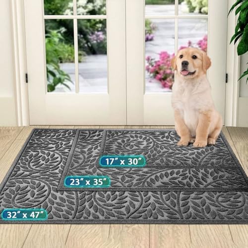 Bulijojo Front Door Mat Entrance, Durable Heavy Duty Welcome Mat, Thick - Image 5