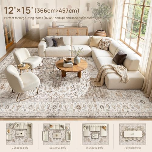 Tortania Area Rug Living Room Rugs - Image 2
