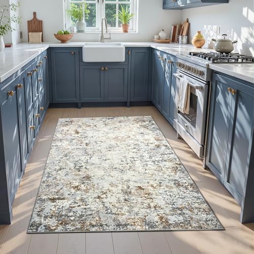 Toneed 4x6 Washable Area Rugs for Bedroom Living Room - Image 3