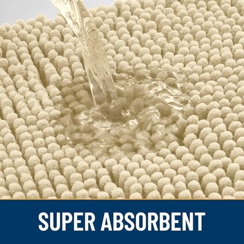 Smiry Dog Door Mat for Muddy Paws 59x32, Absorbs Moisture and Dirt Doormat - Image 4
