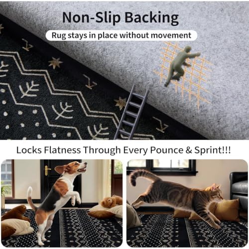 SERISSA 2x3 Washable Non-Slip Boho Area Rugs - Image 5