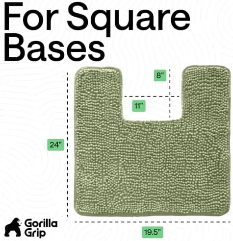 GORILLA GRIP Chenille Bath Rug Mat - Image 2