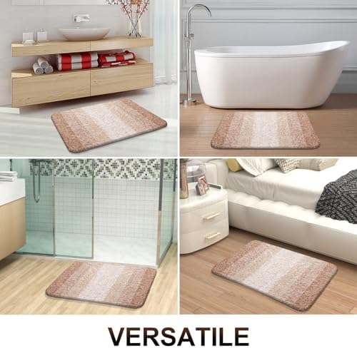 OLANLY Bathroom Runner Rug 44x24, Extra Soft Absorbent Microfiber Bath Rugs - Image 6