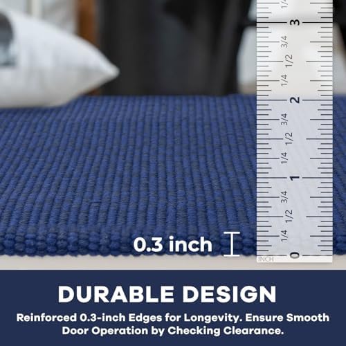 KOZYFLY 2x5 Runner Rug, Washable Non Slip Kitchen Hallway Rug, Royal Blue - Image 4