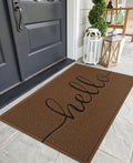 EARTHALL Funny Hello Mats Outdoor/Indoor, Front Door Mat Outside Entrance by EARTHALL