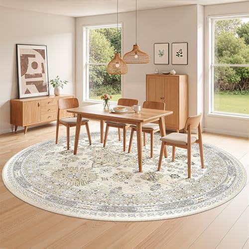 zesthome 9ft Round Rug, Large Circle Rug - Image 3