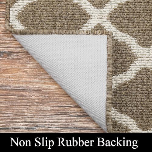 SHACOS Runner Rug 2x8 ft Washable Entryway Runner Rugs Non Slip Rubber Backing - Image 3