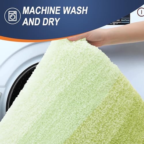 OLANLY Bathroom Rugs Mat 30x20, Extra Soft Absorbent Microfiber Bath Rugs - Image 5
