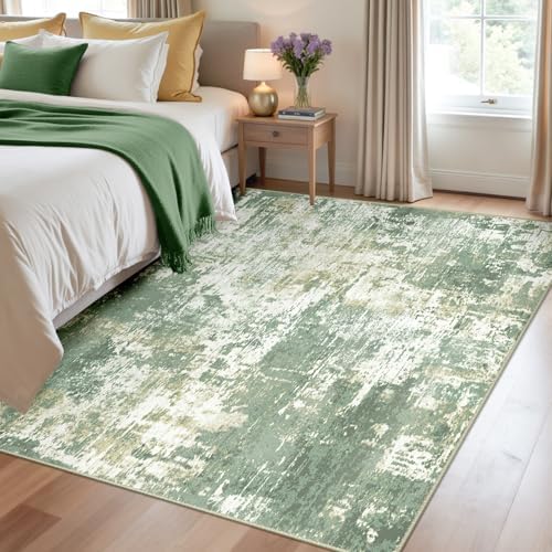 RELEANY Washable 4'x6' Abstract Area Rug - Image 2