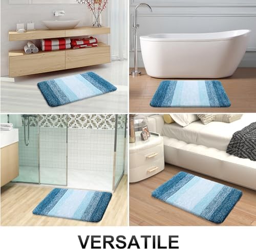 OLANLY Bathroom Runner Rug 40x24, Extra Soft Absorbent Microfiber Bath Rugs - Image 7