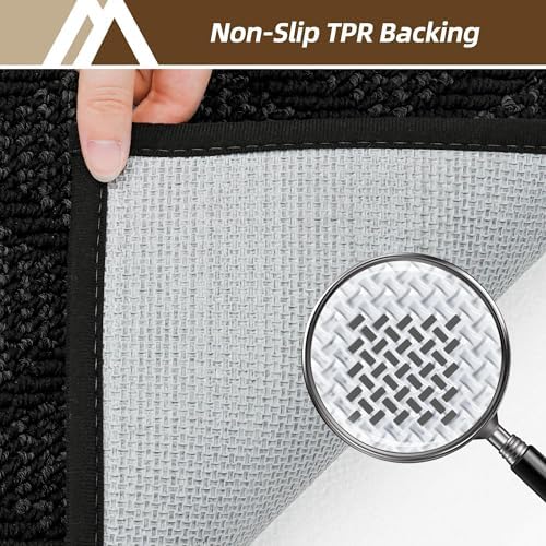 COSY HOMEER Non-Slip Door Mat 24"x36", Entryway Rugs Low Profile - Image 4