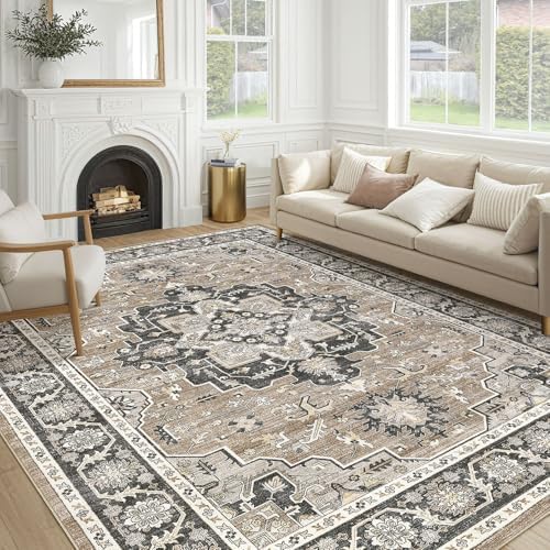 cotiled 9x12 Area Rug for Living Room, Traditional by COTILED