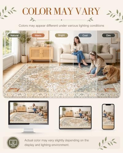 OLANLY 3x8 Washable Runner Rug, Soft Non Slip Carpet - Image 2