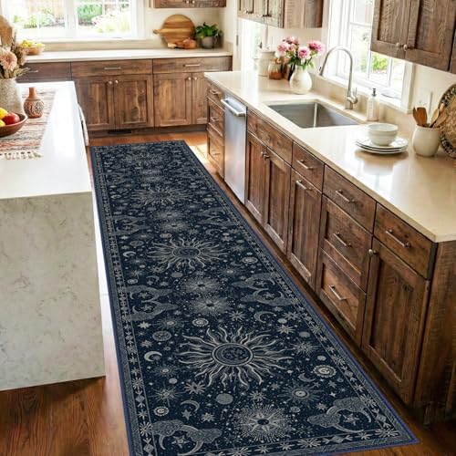 Vacuum-Friendly, 2x10 Washable Area Rug by meejou