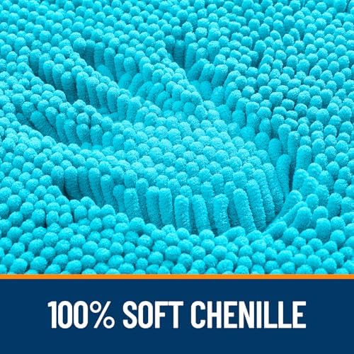 OLANLY Large Bathroom Rugs 44x32, Extra Soft Absorbent Chenille Bath Rugs - Image 3