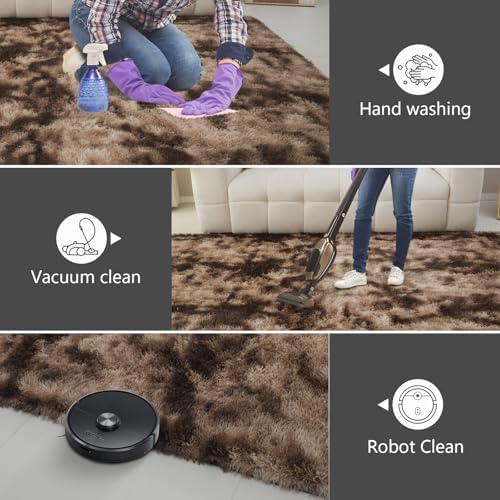 Shag Area Rugs for Bedroom Living Room, 5X8 Ultra Soft Fluffy Area Rugs for Dorm - Image 5