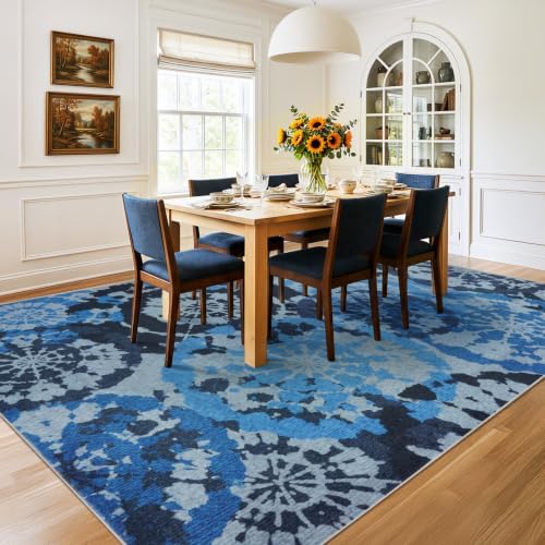 Large Boho Modern 9x12 Area Rug - Image 3