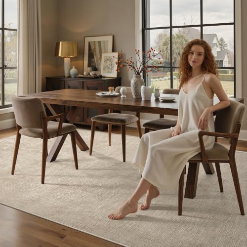 Valenrug Washable Rugs 5x7, High-Low Pile Area Rugs - Image 4