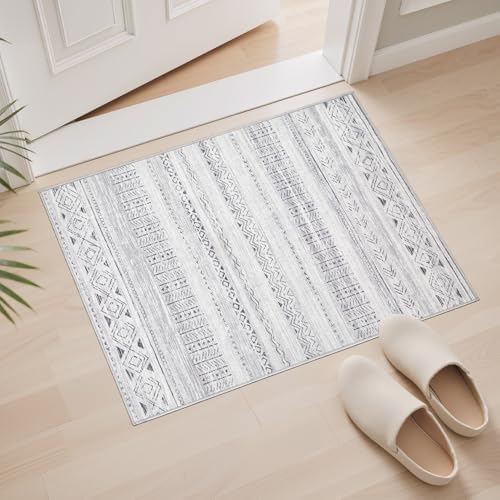 cotiled Washable 2x3 Entryway Rugs: Boho Moroccan Soft Small Rug - Image 5