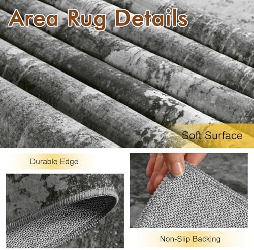 9x12 Ft Abstract Washable Area Rugs - Image 6