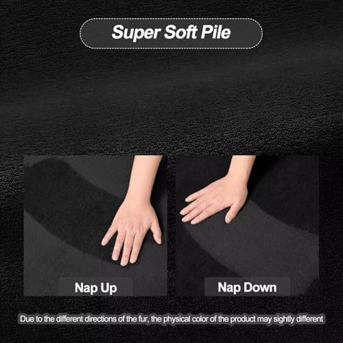 Vasofe Black Runner Rug, 2x8 Long Non Slip Hallway Rug, Bedroom Runner Rugs - Image 5