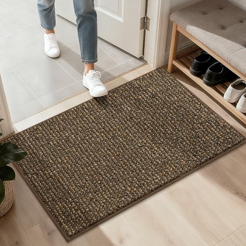 BEQHAUSE 2x3 Entryway Rug Indoor Door Mat Non-Slip Washable by BEQHAUSE